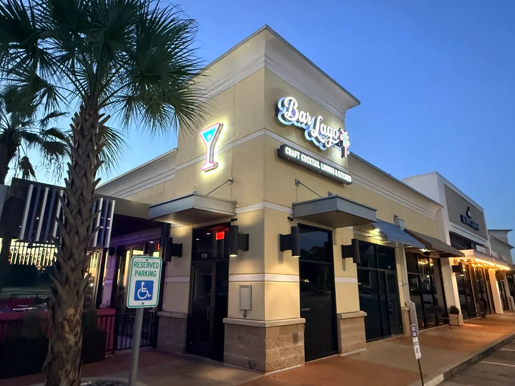 Bar Lago Illuminated Signage — Illuminated Channel Letters for Bar Lago Craft Cocktail Lounge installed by 3M Certified Stingray Signs LLC