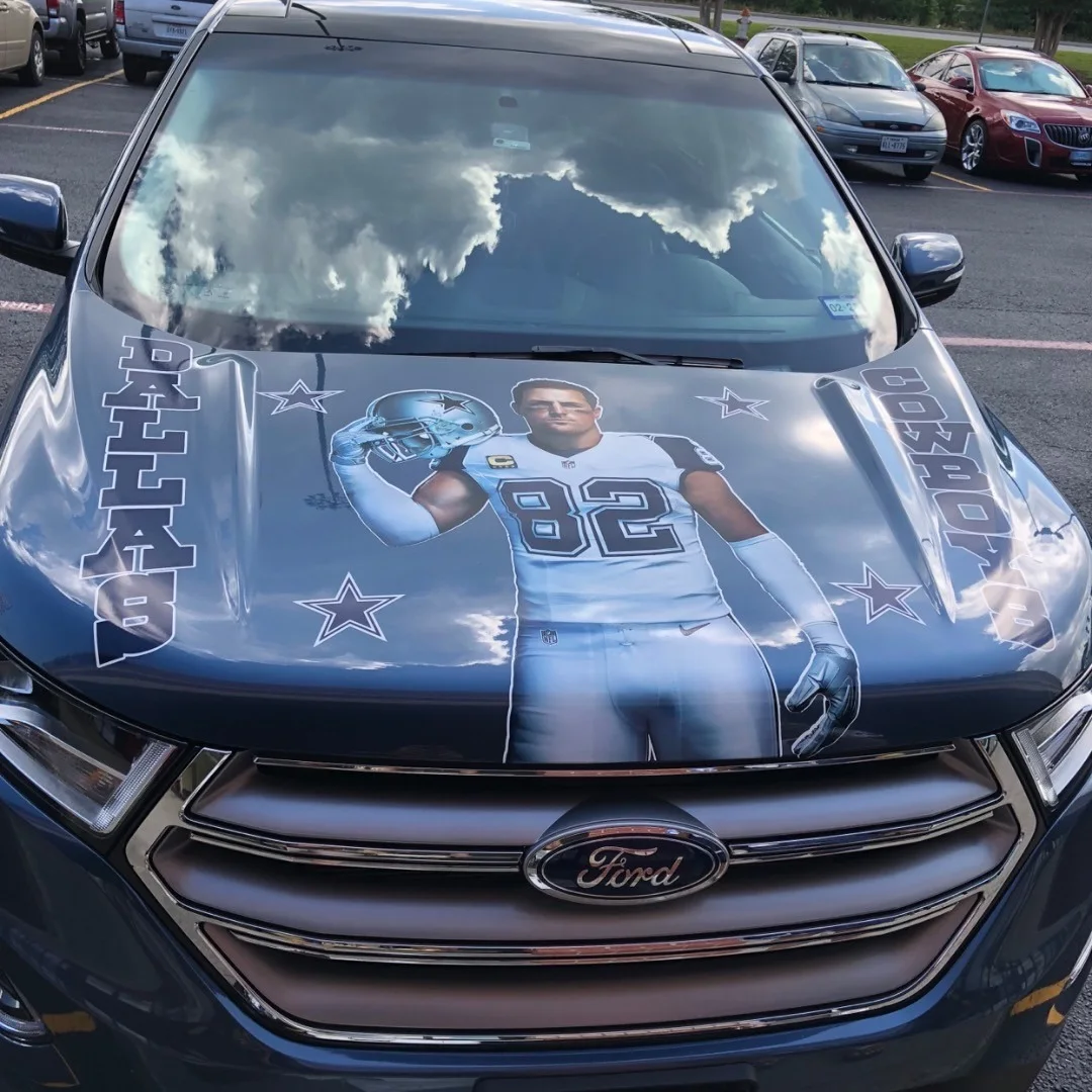 Custom Printed SUV Hood Graphic — Fleet & Vehicle Wraps installed by Stingray Signs LLC