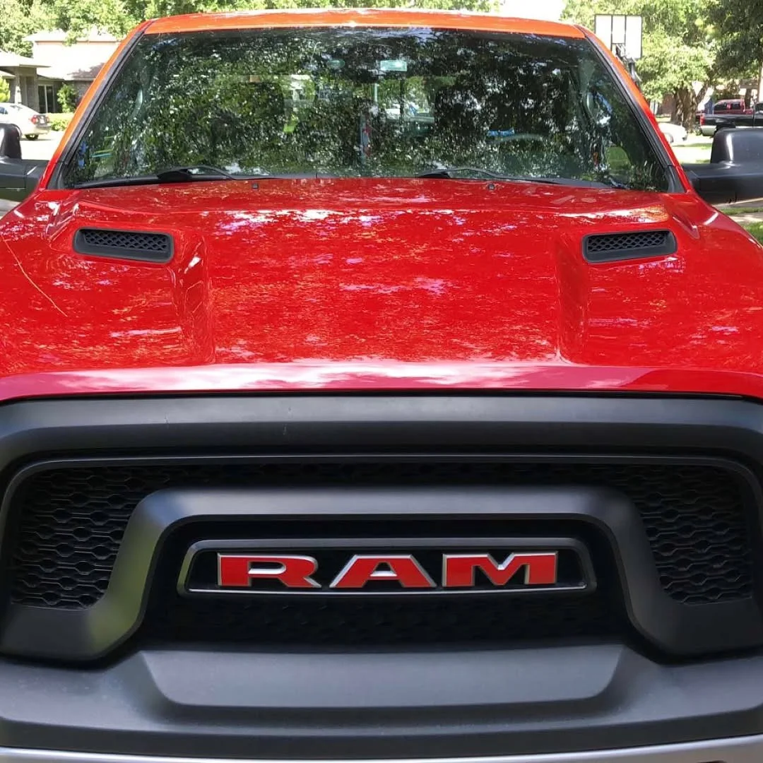 Dodge Ram Custom Matte Hood & Grille — Fleet & Vehicle Wraps installed by Stingray Signs LLC