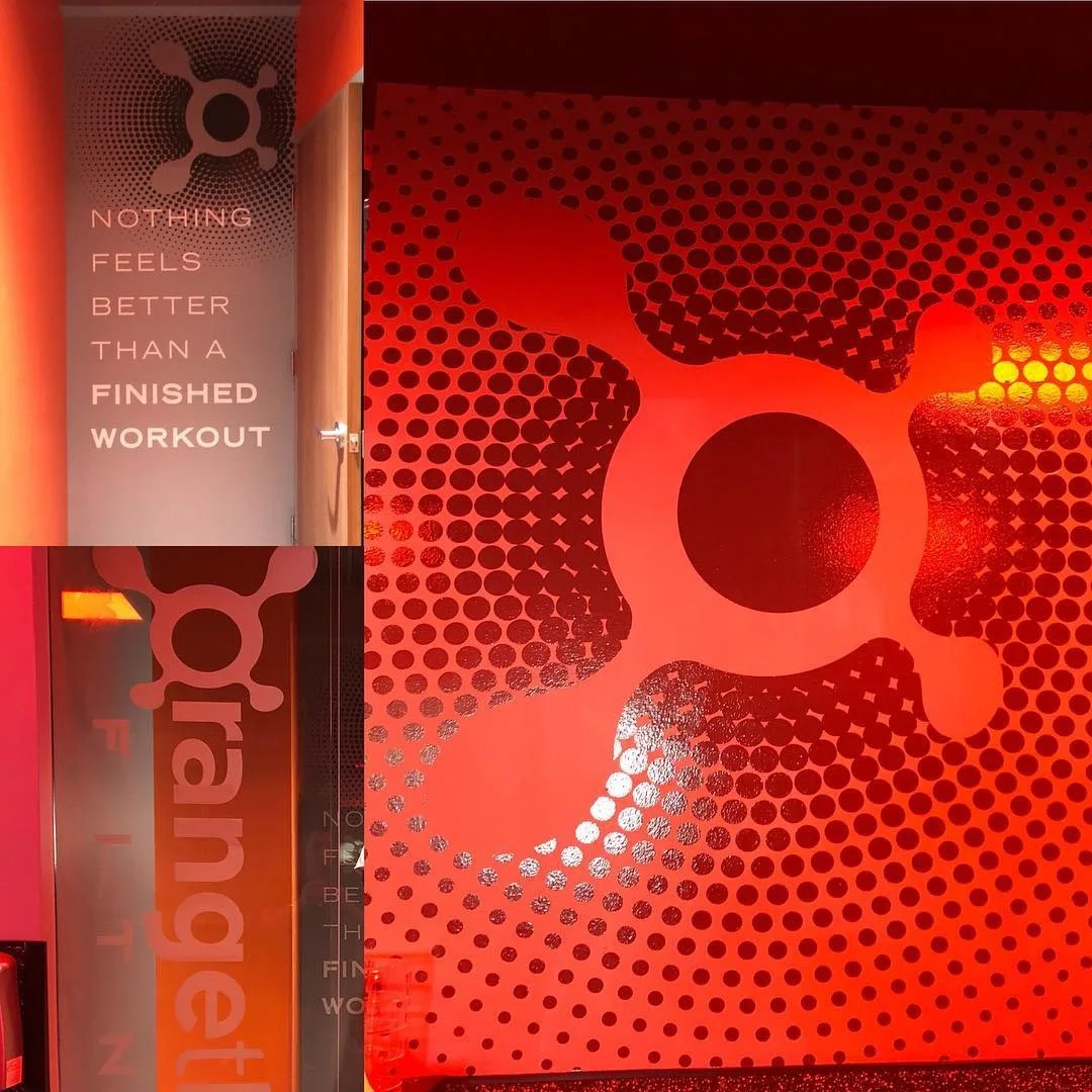 Orangetheory Fitness Wall Graphics — Wall Murals & Acrylics for Orangetheory Fitness installed by 3M Certified Stingray Signs LLC